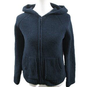 Guide Series Soft Navy Blue Zip Front Hoodie Size XS